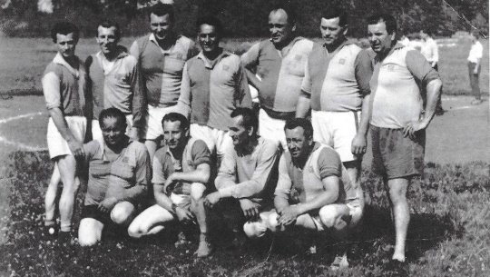 Fotbalové mužstvo v 50. letech